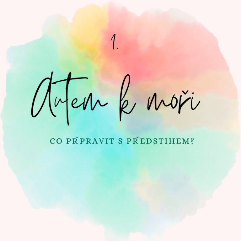 Autem k moři – Co připravit s předstihem